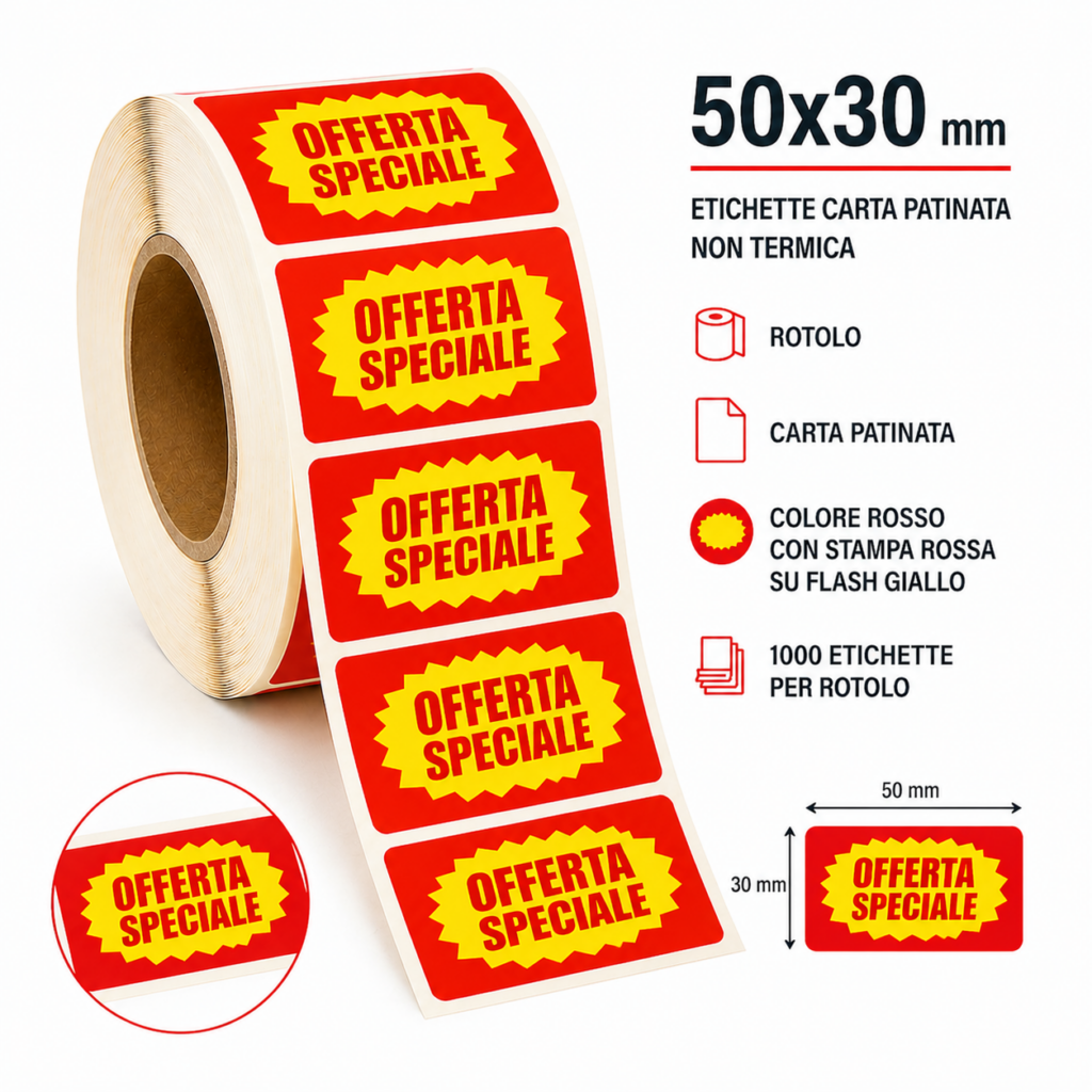 offerta speciale etichette per la gdo