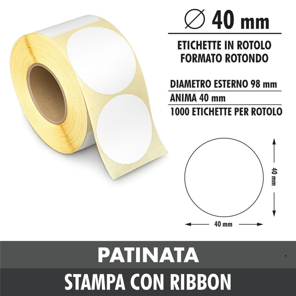 40 Ø co icona