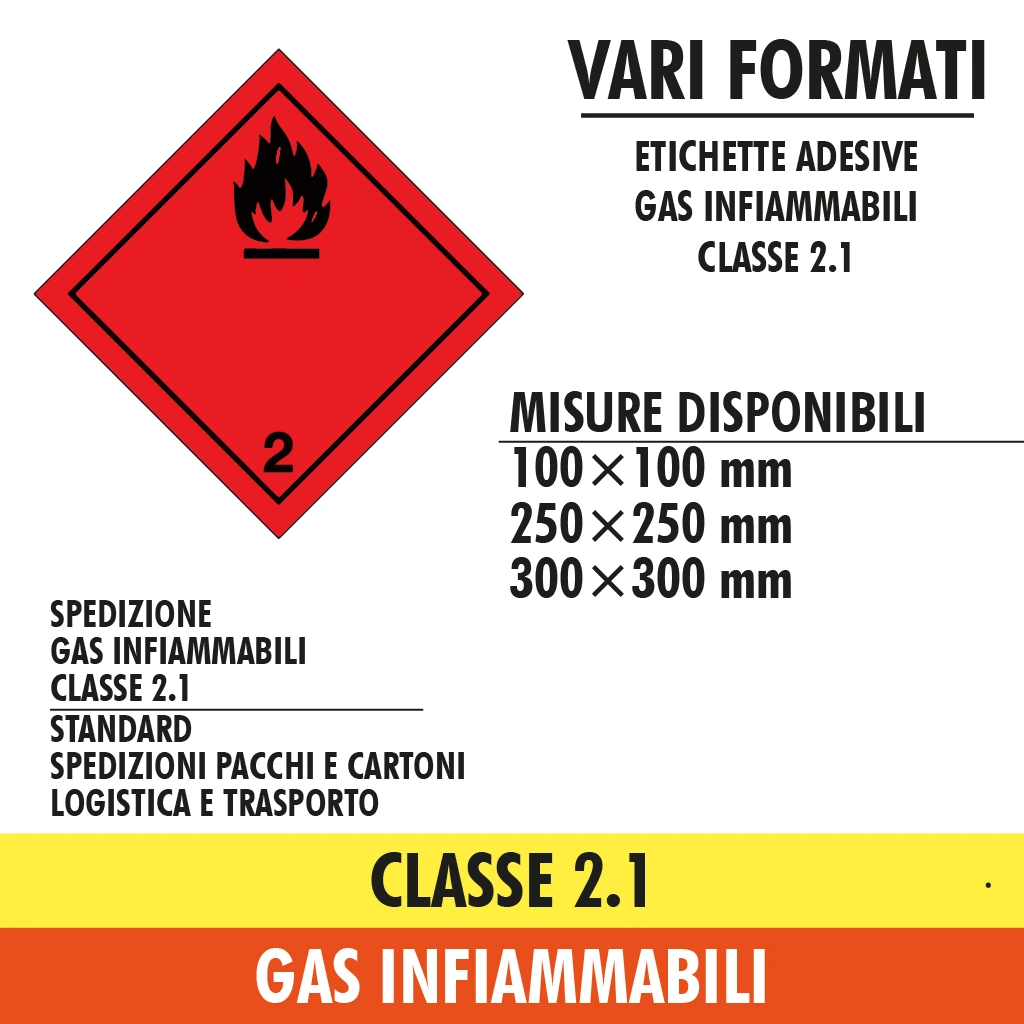 classe 2 1 gas infiammabili