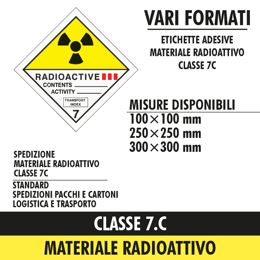 classe 7c materiale radioattivo