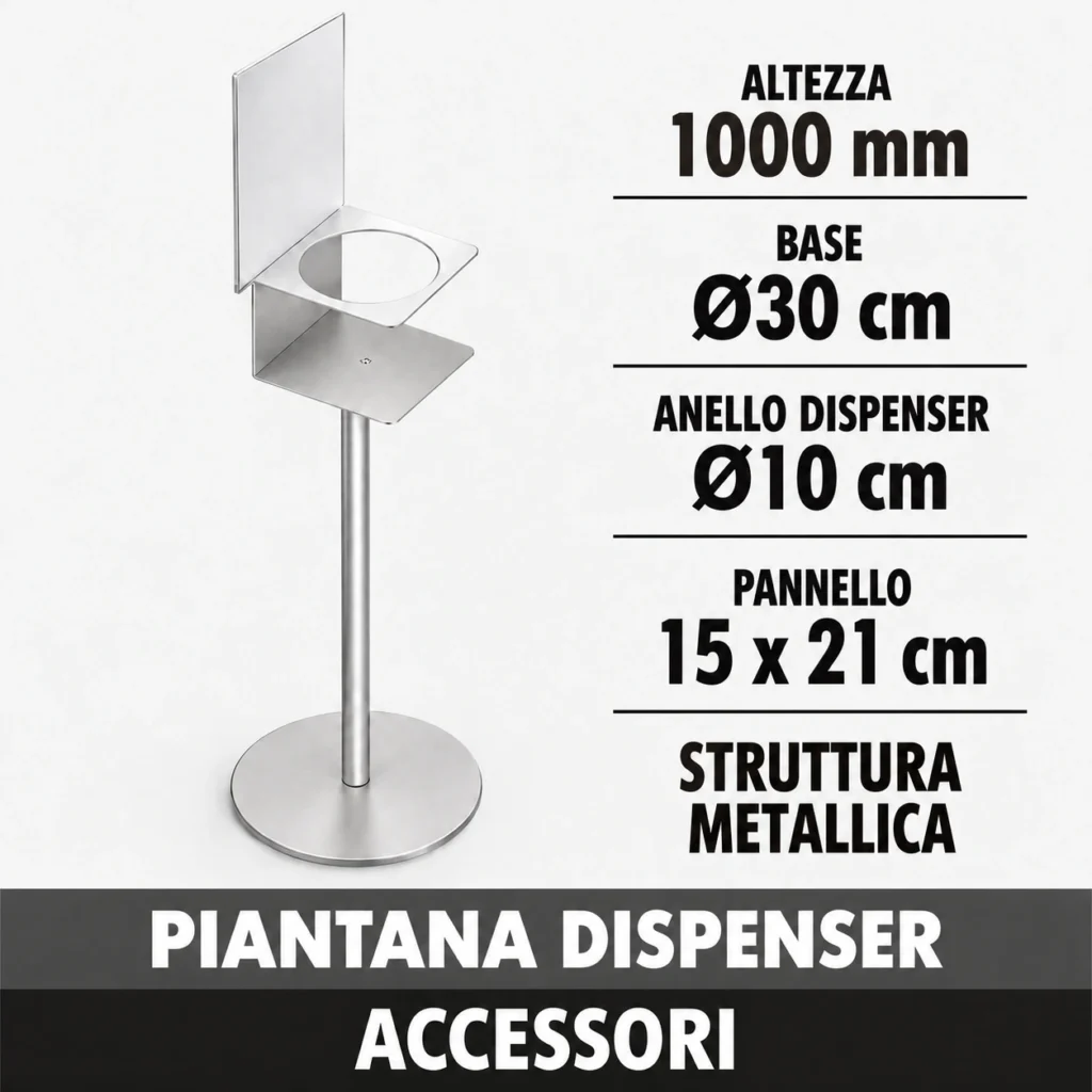 01 piantana dispenser accessori