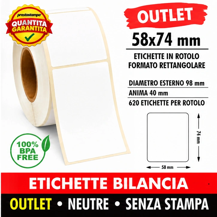 58x74 620 ne bilancia outlet